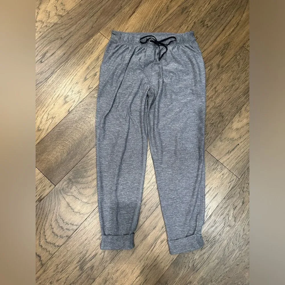 Jet Crop Joggers Heathered Slate *Luon